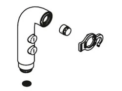 Kohler 1331877-SN Spray Head Vibrant Polished Nickel