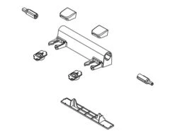 Kohler 1150464-96 Eb Hinge Kit Biscuit