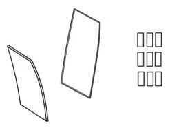 Kohler 1195762-7 Access Panel Assembly For In Wall Tank Carrier