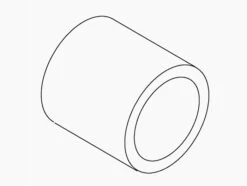 Kohler 42285-G Sleeve, 1-1/2" Brushed Chrome