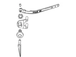 Kohler 76878-Vf Trip Lever Sub Assembly Polished Brass