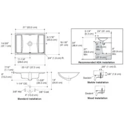 KOHLER Ledges Undermount Cast Iron Bathroom Sink In White With Overflow Drain -Kohler Sales Store 037531f86a2db9dedc3c1e5b0b7b8b2e 1800x1800