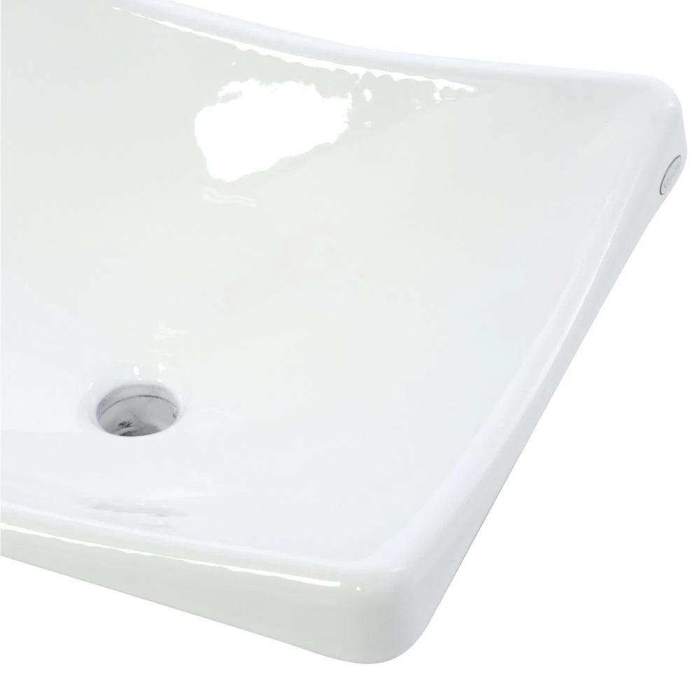 KOHLER DemiLav Wading Pool Cast Iron Vessel Sink In White 7 KOHLER DemiLav Wading Pool Cast Iron Vessel Sink In White - Image 5