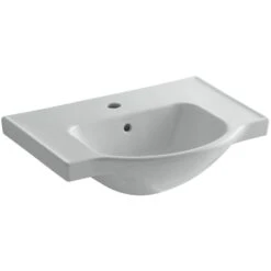 KOHLER Veer 24 In. Vitreous China Pedestal Sink Basin In White With Overflow Drain 38 KOHLER Veer 24 In. Vitreous China Pedestal Sink Basin In White With Overflow Drain -Kohler Sales Store 0567c16c01ef2927b32ac409222ad2e2 1800x1800