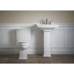 KOHLER Archer Vitreous China Pedestal Combo Bathroom Sink In White With Overflow Drain -Kohler Sales Store 095e728d9d4979ad0d4c5481cf932586 1800x1800