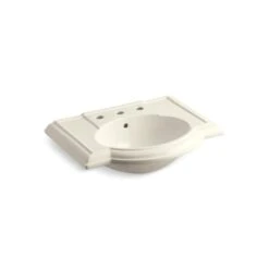 KOHLER Devonshire 4-7/8 In. Vitreous China Pedestal Sink Basin In White With Overflow Drain -Kohler Sales Store 0de701e8d4f9155073324e6704201be7 1800x1800