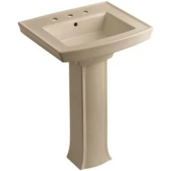 KOHLER Archer Vitreous China Pedestal Combo Bathroom Sink In White With Overflow Drain -Kohler Sales Store 0e315d8a90f85c115d32d9707c0ff7b2 1800x1800