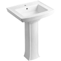 KOHLER Archer Vitreous China Pedestal Combo Bathroom Sink In White With Overflow Drain -Kohler Sales Store 0ed54026172e28bf8dfdc7d2e2f5aa53 1800x1800
