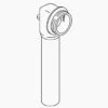 Kohler 1001131-Bn Overflow Ell & Tube Assembly - Vibrant Brushed Nickel -Kohler Sales Store 1001131 14760.1604673399