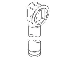 Kohler 1009699 Elbow & Tube Sa- Overflow- 1.5"
