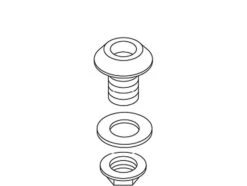 Kohler 1011128-Cp Sidespray Service Kit
