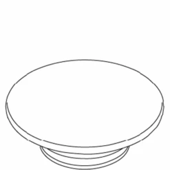 Kohler 1032249-2bl Stopper- Clicker Drain Less Engraving