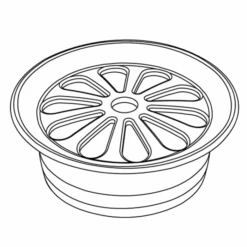 Kohler 1032256-Sn Trim Ring- Grid Drain