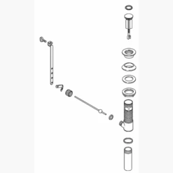 Kohler 1037023-Bn Standard Drain With Overflow