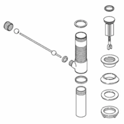 Kohler 1040721-Bn Premier Drain W/O Overflow- Exposed