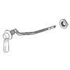Kohler 1042212-Af Trip Lever Kit -Kohler Sales Store 1042212 clipped rev 1 29978.1680538836
