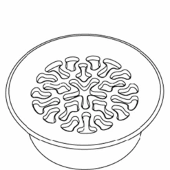 Kohler 1065325-Bl Trim Ring- Grid Drain