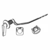 Kohler 1068627-Cp Trip Lever Kit -Kohler Sales Store 1068627 clipped rev 1 42003.1687349644