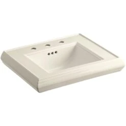 KOHLER Memoirs 24 In. Ceramic Pedestal Sink Basin In White With Overflow Drain -Kohler Sales Store 11bb4ac148c3488cc82299b44f55fbf8 1800x1800