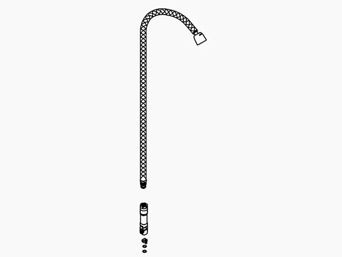 Kohler 1222880-Bc Hose Kit 3 Kohler 1222880-Bc Hose Kit