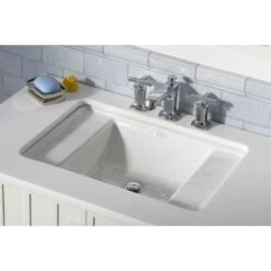 KOHLER Ledges Undermount Cast Iron Bathroom Sink In White With Overflow Drain -Kohler Sales Store 14dc6e70b5dcaec64700b6d812d262ae 1800x1800