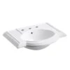 KOHLER Devonshire 4-7/8 In. Vitreous China Pedestal Sink Basin In White With Overflow Drain -Kohler Sales Store 2592a7d431348e77c81509bcf6338306 1800x1800