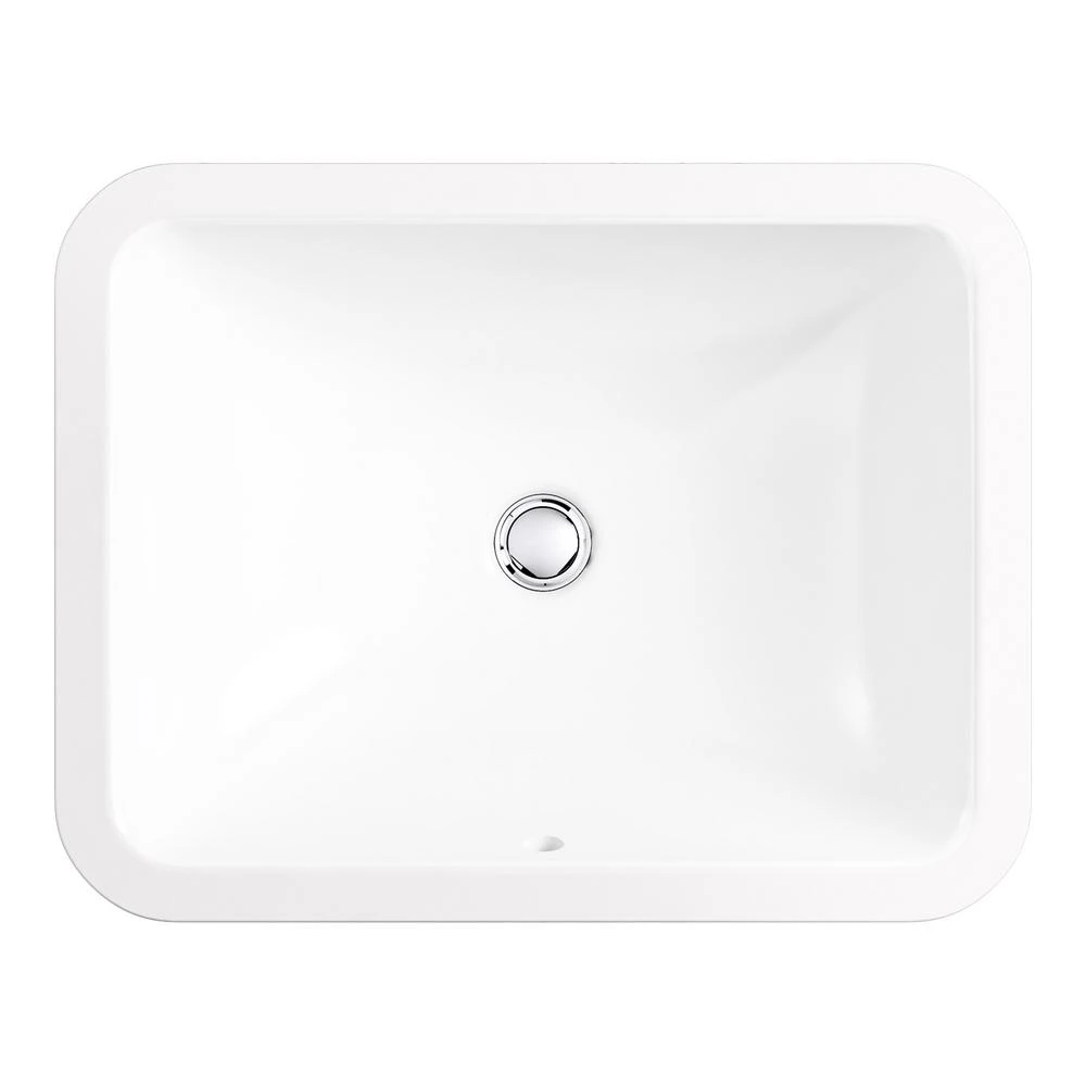 KOHLER Caxton Rectangle Undermount Bathroom Sink In White 4 KOHLER Caxton Rectangle Undermount Bathroom Sink In White - Image 2