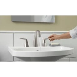 KOHLER Elmbrook 24 In. Pedestal Sink Basin In White With 8 In. Widespread Faucet Holes 15 KOHLER Elmbrook 24 In. Pedestal Sink Basin In White With 8 In. Widespread Faucet Holes -Kohler Sales Store 3851f57d994c268331a94ee425663c71 1800x1800