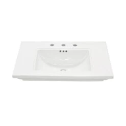 KOHLER Memoirs 30 In. Ceramic Countertop Sink Basin In White With Overflow Drain -Kohler Sales Store 42e0ce313e01a4532f58cb9d627d8011 1800x1800