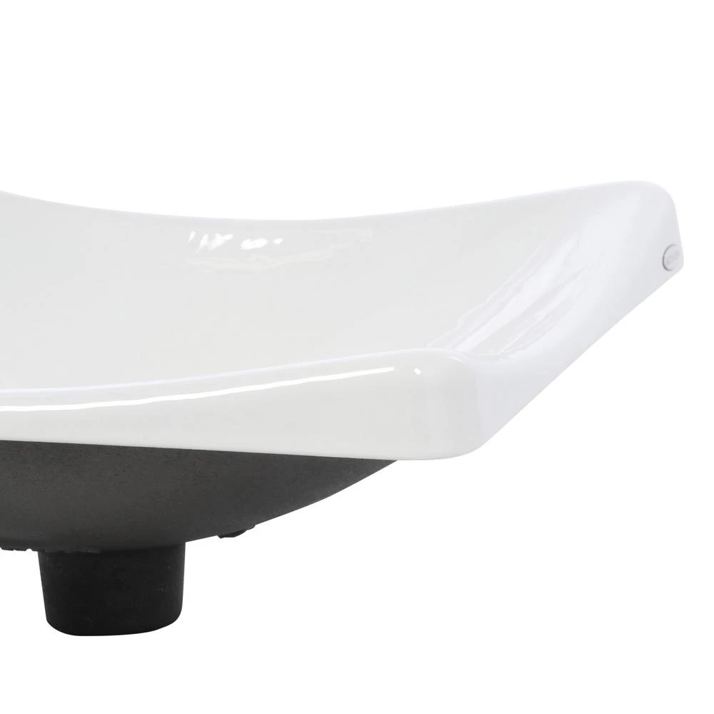 KOHLER DemiLav Wading Pool Cast Iron Vessel Sink In White 6 KOHLER DemiLav Wading Pool Cast Iron Vessel Sink In White - Image 4
