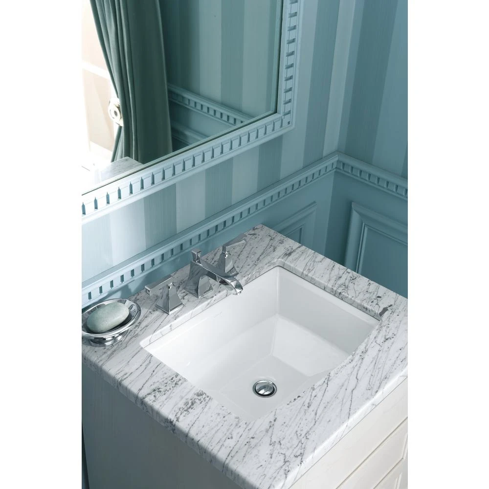 KOHLER Archer Vitreous China Undermount Bathroom Sink In White With Overflow Drain 7 KOHLER Archer Vitreous China Undermount Bathroom Sink In White With Overflow Drain - Image 5