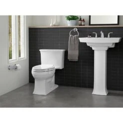 KOHLER Archer Vitreous China Pedestal In White -Kohler Sales Store 5bc274a8d11479aa94c70aab352ffd13 1800x1800