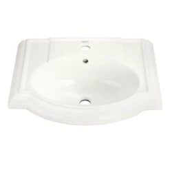 KOHLER Devonshire Vitreous China Pedestal Bathroom Sink Basin In White With Overflow Drain 22 KOHLER Devonshire Vitreous China Pedestal Bathroom Sink Basin In White With Overflow Drain -Kohler Sales Store 5f5f1d7bef70311e7a907293268db17d 1800x1800