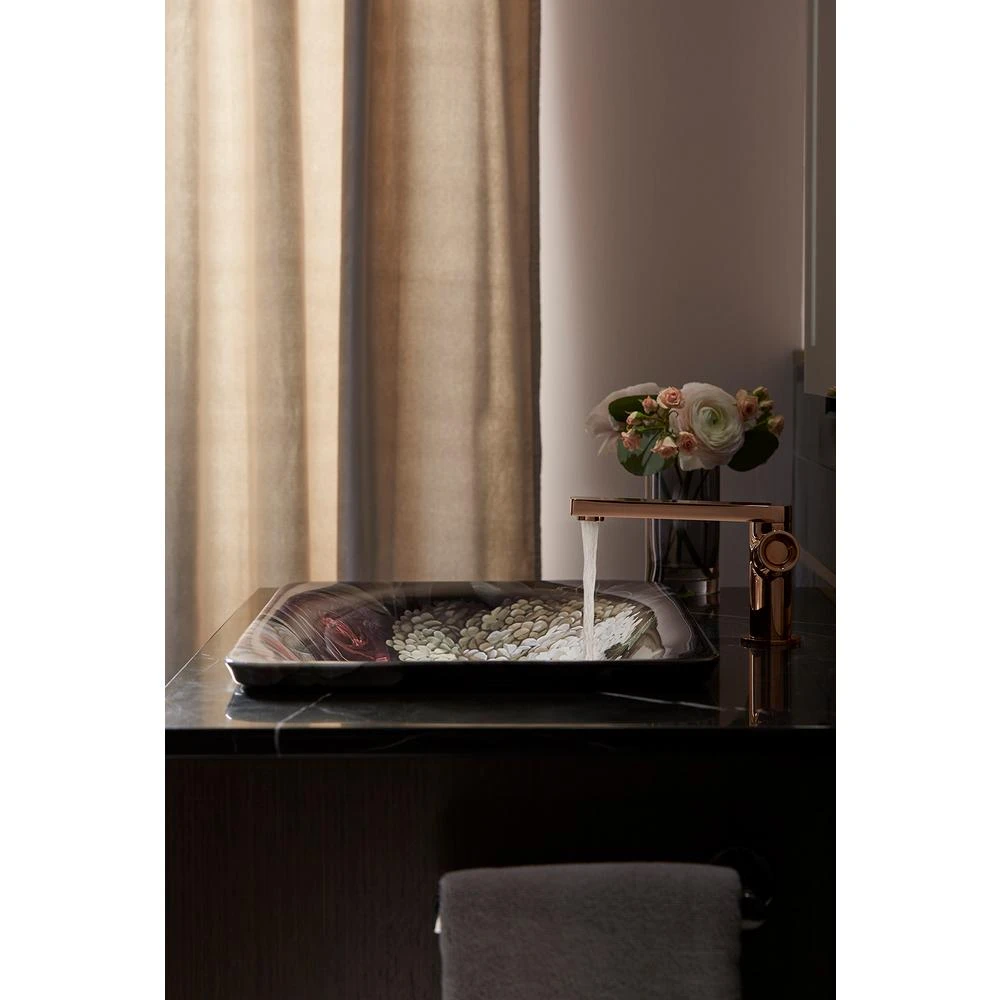 KOHLER Dutchmaster Rectangular Vessel Sink In Midnight Floral 4 KOHLER Dutchmaster Rectangular Vessel Sink In Midnight Floral - Image 2