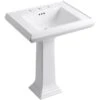 KOHLER Memoirs Classic Ceramic Pedestal Bathroom Sink In White With Overflow Drain -Kohler Sales Store 6504455d581227041a502c43c8667f13 1800x1800