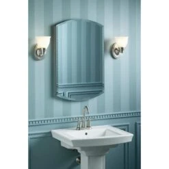 Kohler Sales Store 14 KOHLER Archer 20-in X 31-in Arched Surface/Recessed Mirrored Medicine Cabinet
