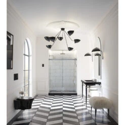 KOHLER Traditional Vibrant Polished Nickel 1-Spray Rain Shower Head 2.5-GPM (9.5-LPM)