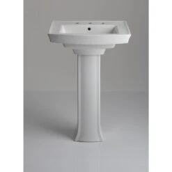 KOHLER Archer Vitreous China Pedestal Combo Bathroom Sink In White With Overflow Drain -Kohler Sales Store 6c7843475d327a7deb3058bfbdec150d 1800x1800