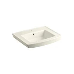 KOHLER Archer 20.4375 In. Vitreous China Pedestal Sink Basin In White With Overflow Drain -Kohler Sales Store 700d0b1c5c24aa868c7368f84deda4c7 1800x1800
