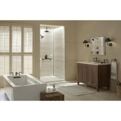 KOHLER 30-in X 26-in Rectangle Recessed Mirrored Medicine Cabinet 21 KOHLER 30-in X 26-in Rectangle Recessed Mirrored Medicine Cabinet -Kohler Sales Store 723085300109 08795583 1800x1800