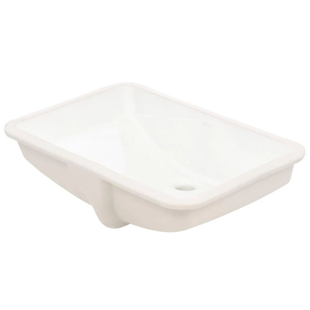 KOHLER Ladena 23-1/4 In. Undermount Bathroom Sink In White With Overflow Drain 11 KOHLER Ladena 23-1/4 In. Undermount Bathroom Sink In White With Overflow Drain - Image 9
