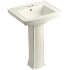 KOHLER Archer Vitreous China Pedestal Combo Bathroom Sink In White With Overflow Drain -Kohler Sales Store 7b9e13037ac1b746ad121e987a48dc9e 1800x1800