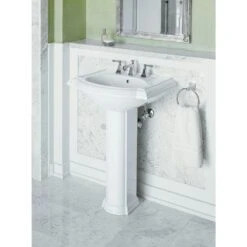KOHLER Devonshire Vitreous China Pedestal Combo Bathroom Sink In White With Overflow Drain -Kohler Sales Store 822144d4d1f8fc3b00735bf68548403a 1800x1800