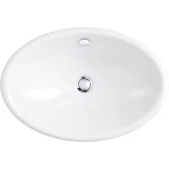 KOHLER Iron Plains Vessel Cast Iron Bathroom Sink In White With Painted Underside And Overflow -Kohler Sales Store 824c2f09db05664cb5f18f9c8cab78c0 1800x1800