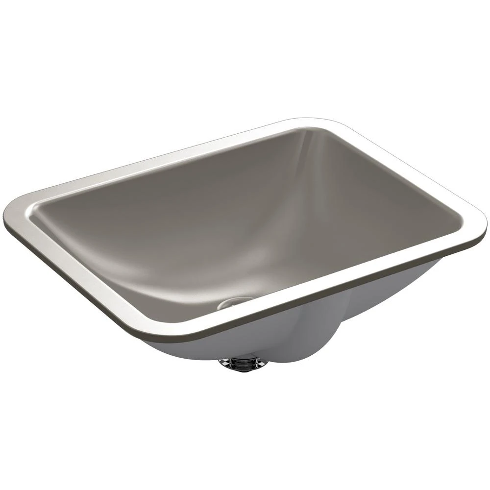 KOHLER Caxton Rectangle Undermount Bathroom Sink In White 15 KOHLER Caxton Rectangle Undermount Bathroom Sink In White - Image 13