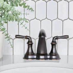 KOHLER Devonshire Oil-Rubbed Bronze﻿ 2-Handle 4-in Centerset WaterSense Bathroom Sink Faucet With Drain -Kohler Sales Store 885612060068 16513861 1800x1800