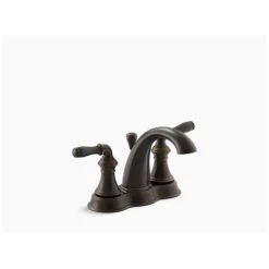 KOHLER Devonshire Oil-Rubbed Bronze﻿ 2-Handle 4-in Centerset WaterSense Bathroom Sink Faucet With Drain -Kohler Sales Store 885612060068xl 1800x1800
