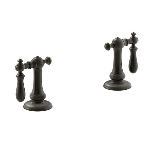 KOHLER Oil-Rubbed Bronze Bathroom Sink Faucet Handle 6 KOHLER Oil-Rubbed Bronze Bathroom Sink Faucet Handle - Image 4