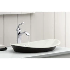 KOHLER Devonshire Oil-Rubbed Bronze 1-Handle Single Hole WaterSense Bathroom Sink Faucet With Drain -Kohler Sales Store 885612291219 07621229 1800x1800
