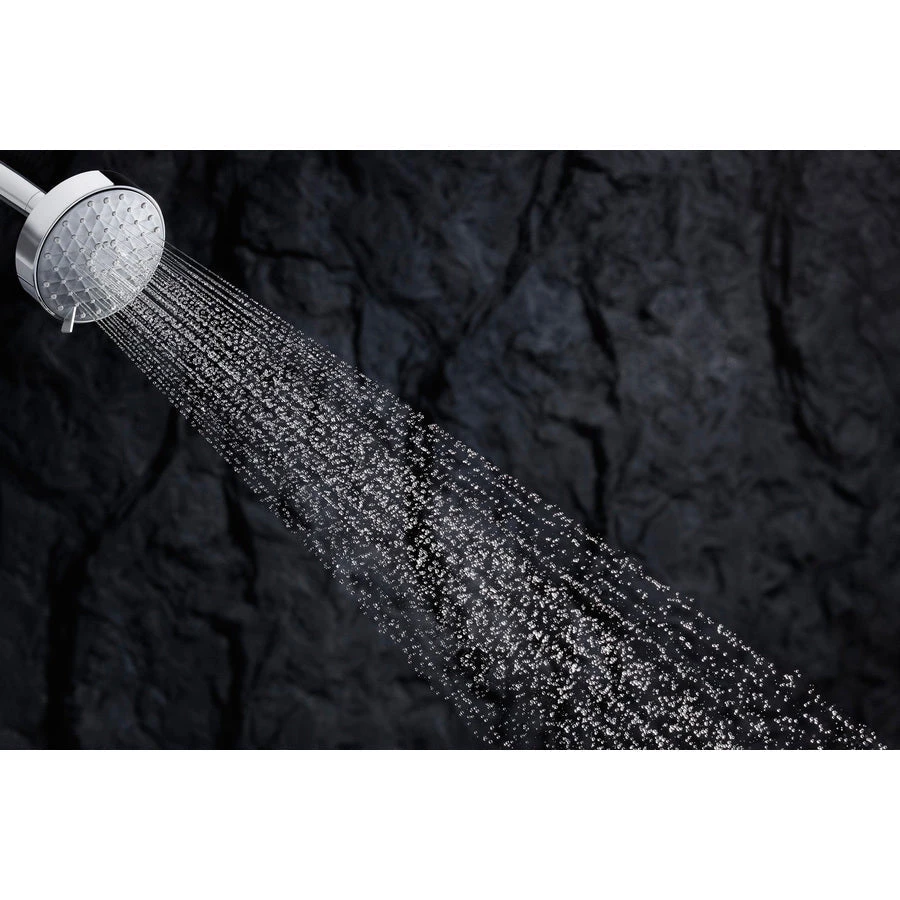 KOHLER Awaken Polished Chrome 4-Spray Handheld Shower 2-GPM (7.6-LPM) 10 KOHLER Awaken Polished Chrome 4-Spray Handheld Shower 2-GPM (7.6-LPM) - Image 8